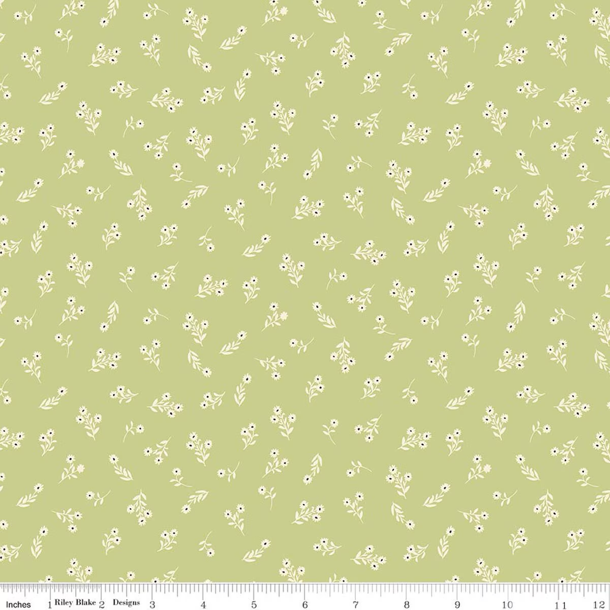 Riley Blake C17943 - Honeydew  Lil' Farm friends by Kelsey Carlson