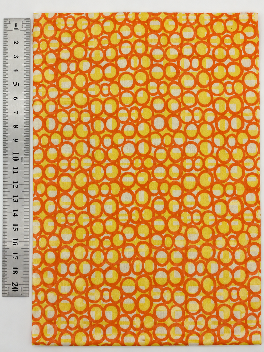 Moda Painted Garden 18106-13 PEACH AND YELLOW CIRCLES
