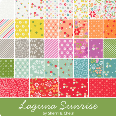 Laguna Sunrise Fat Eighth Bundle Sherri & Chelsi for Moda Fabrics