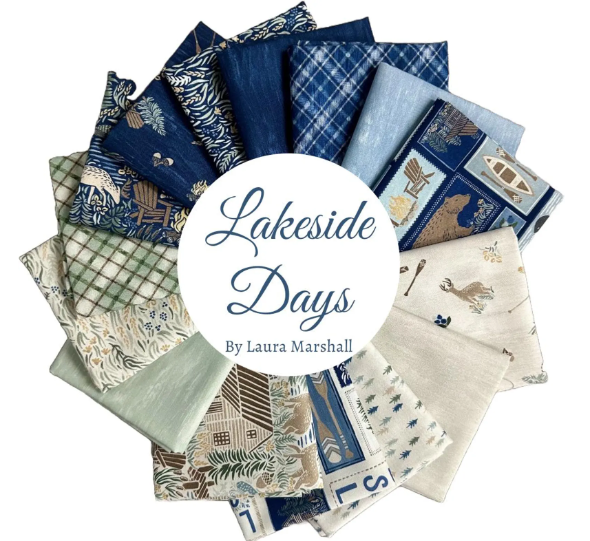 Lakeside Days 10" Square Precuts – 42 Pieces by P&B Textiles