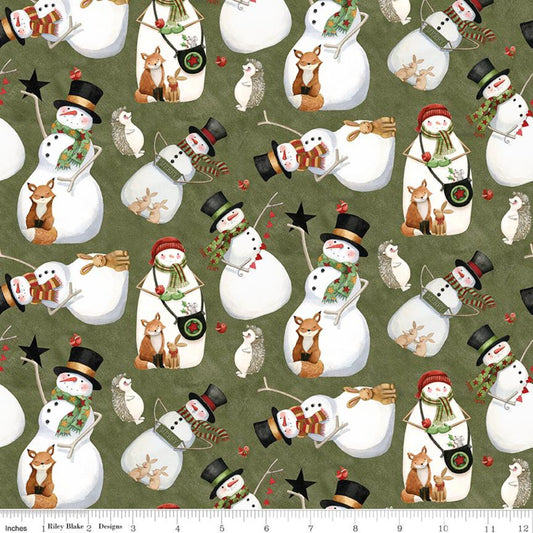 Riley Blake Northern Christmas - Green C17831