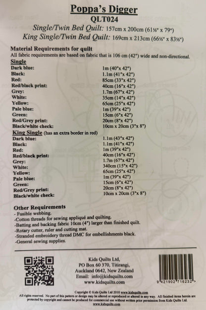 Poppa's Digger Pattern