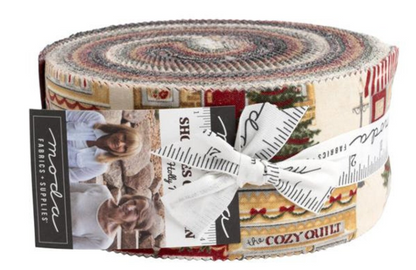 Shoppes on Main Jelly Roll 40 Pieces Holly Taylor for Moda Fabrics 6920JR