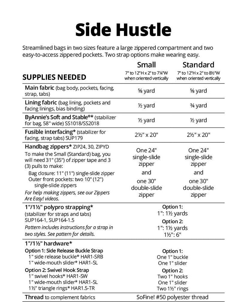Side Hustle ByAnnie Bag